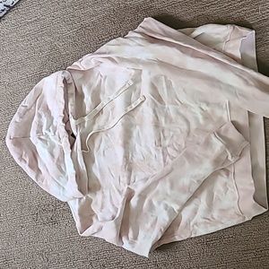 SAVVI BROWN AND WHITE HOODIE